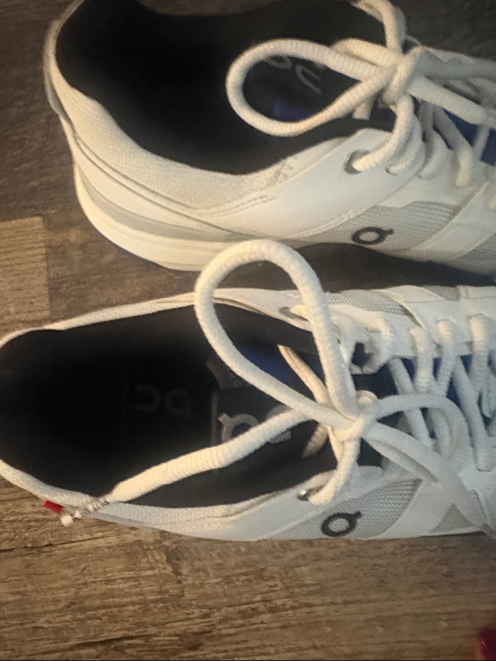 On Running x Roger Federer Sneakers White Blue Tennis Shoes, Women's 8 - Picture 4 of 4